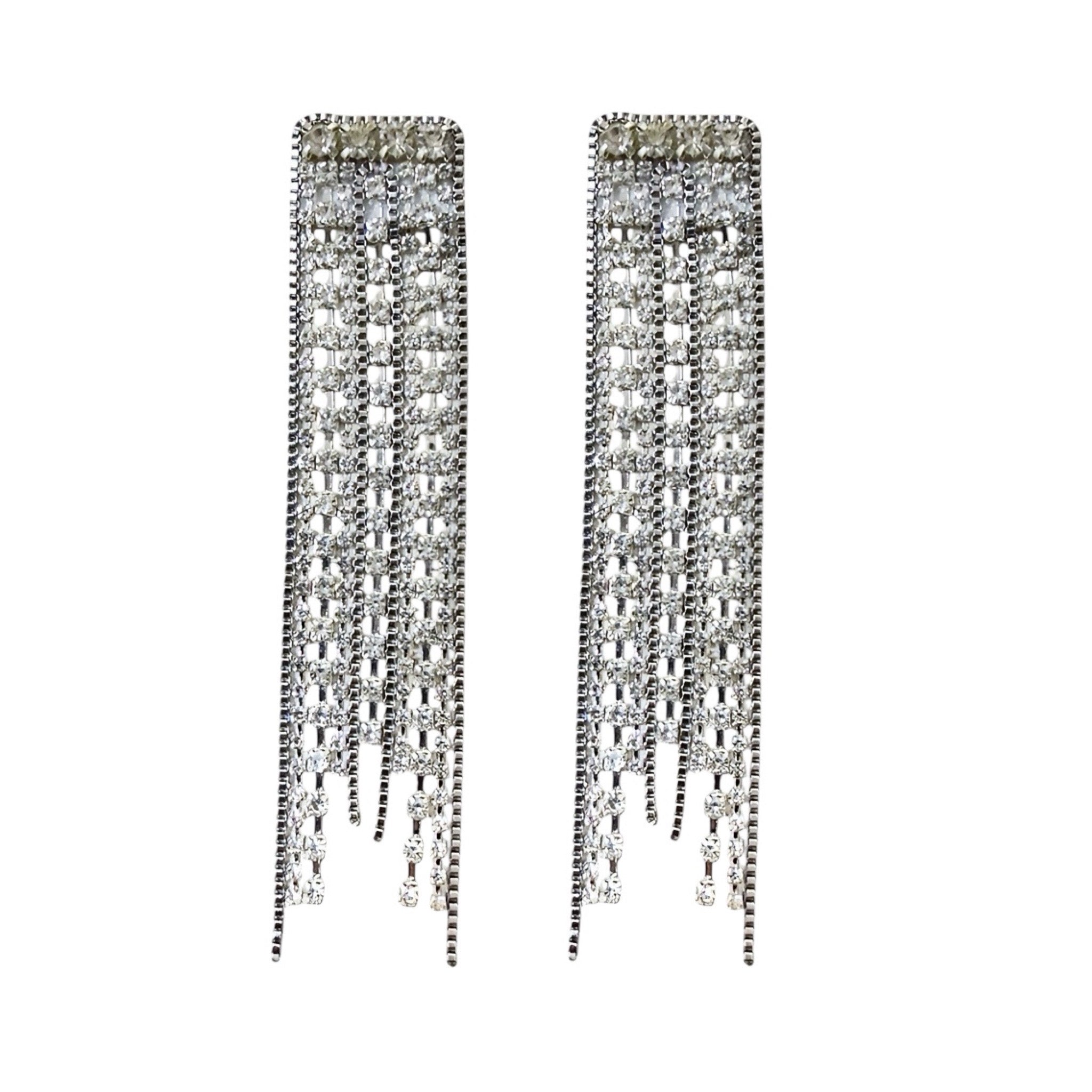 Argent Earrings