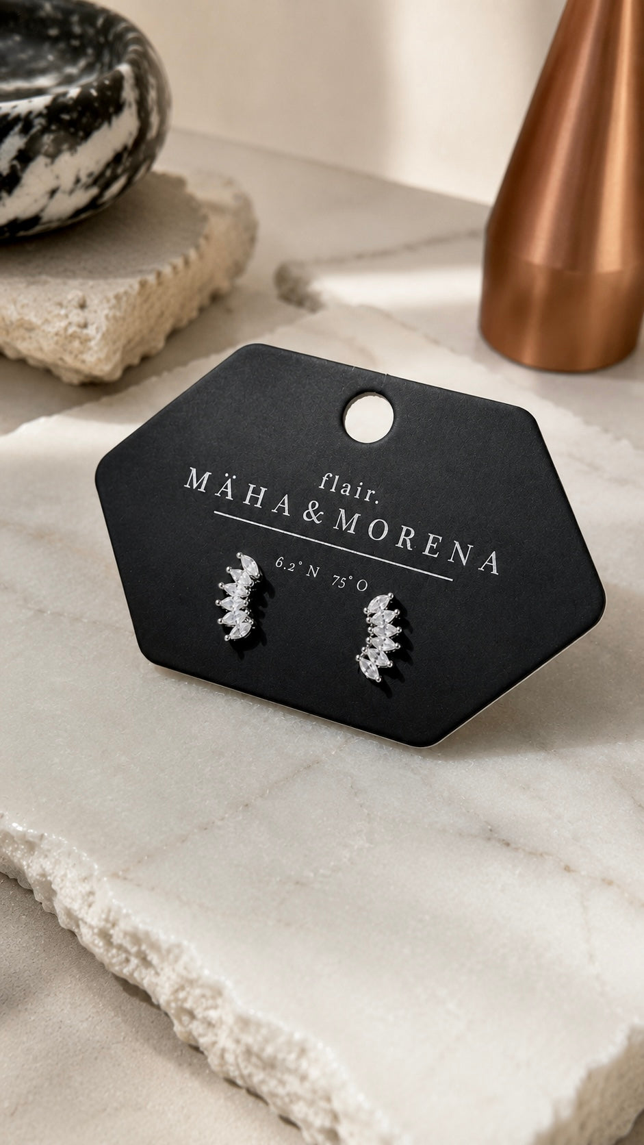 Marquise Ear Climbers