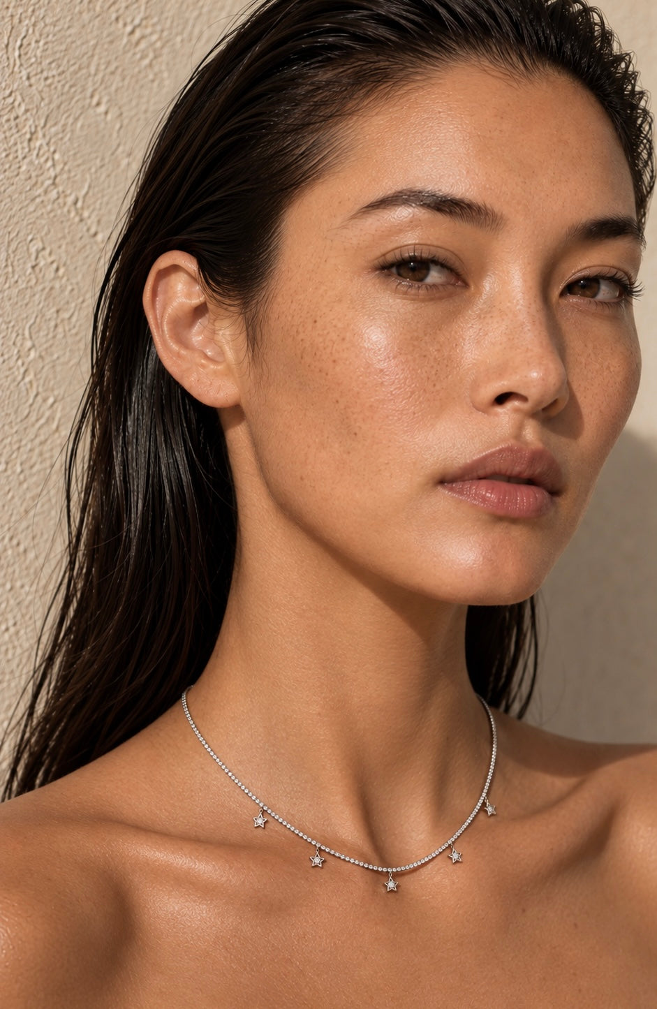Stars Tennis Necklace