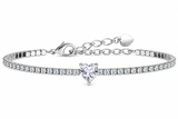 Heartline Tennis Bracelet
