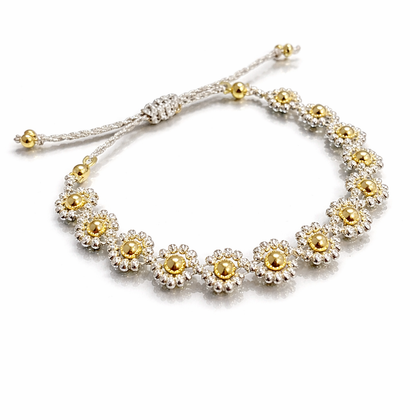 Silver Marguerite Bracelet