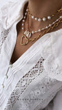 Hearty Pearl Necklace