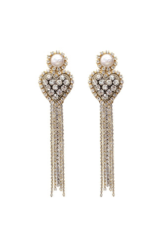 Rio Heart Glam Earrings